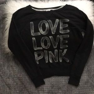 Vs pink crew neck